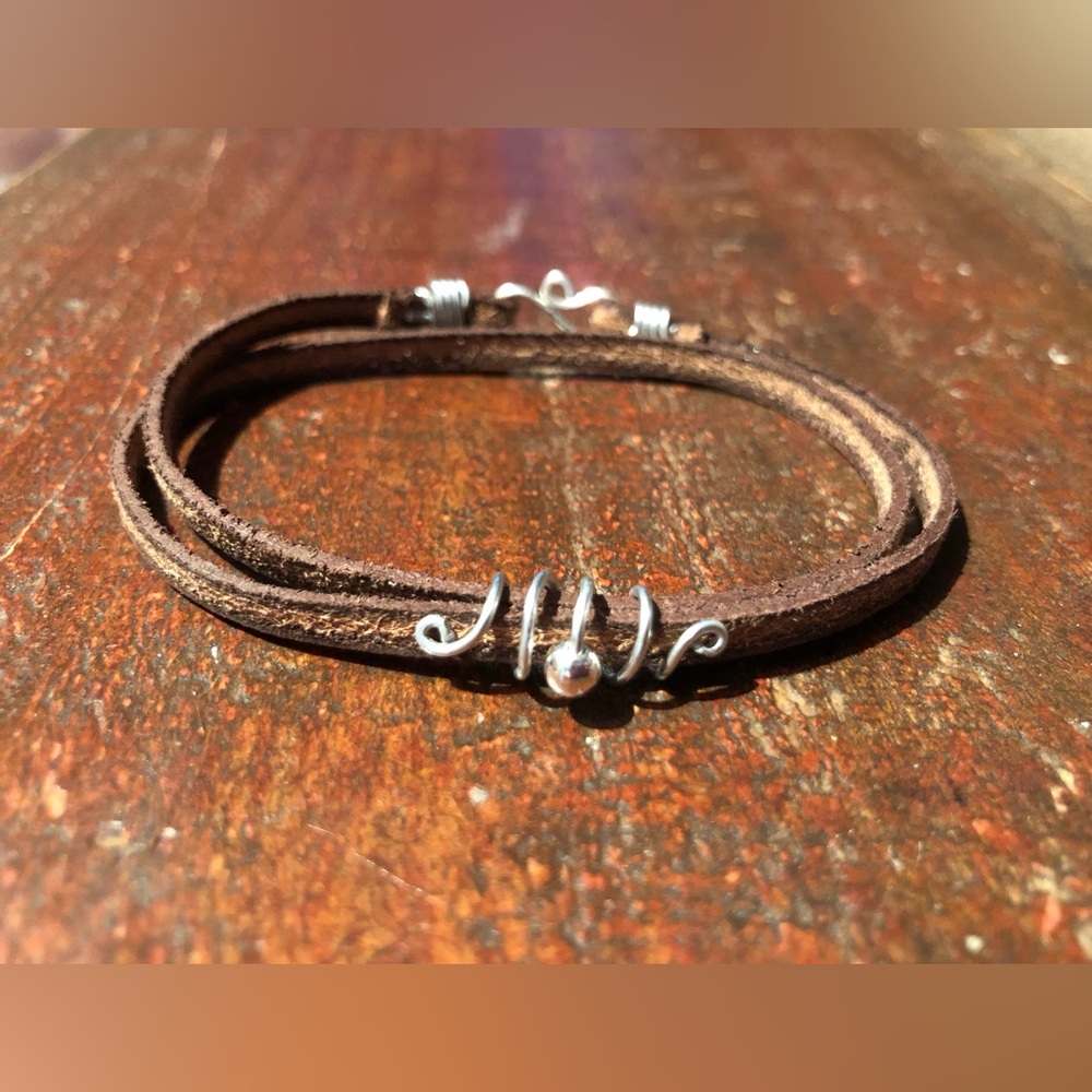Rustic Leather Bracelet